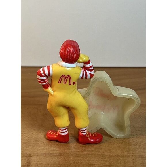 McDonalds Happy Meal Toy Vtg. Ronald Signature Glow In the Dark Star Figure 1988 - Picture 3 of 6